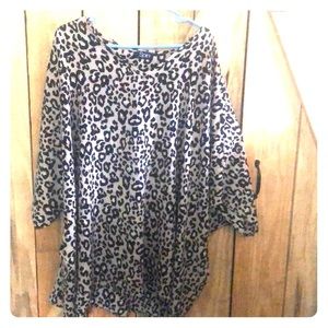 Leopard print tunic